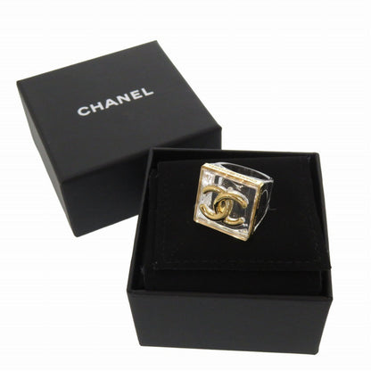CHANEL Ring plastic gold COCO Mark Women