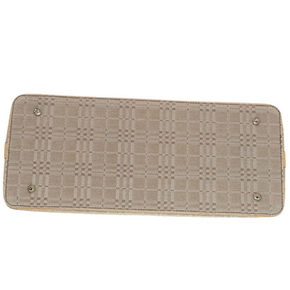 BURBERRY Handbag Canvas, Leather beige Women