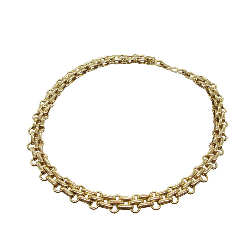 Christian Dior choker metal gold Chain Women