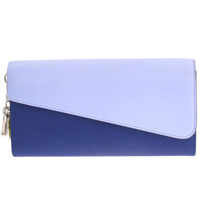 Christian Dior Long Wallet Purse leather blue By color Women