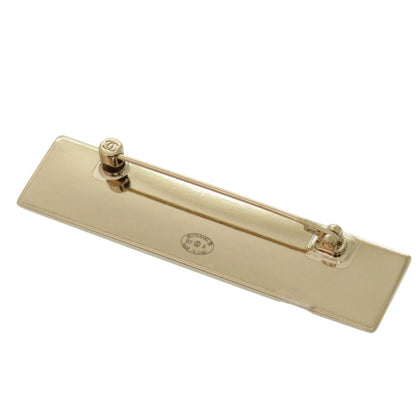 CHANEL Brooch metal gold With logo Women