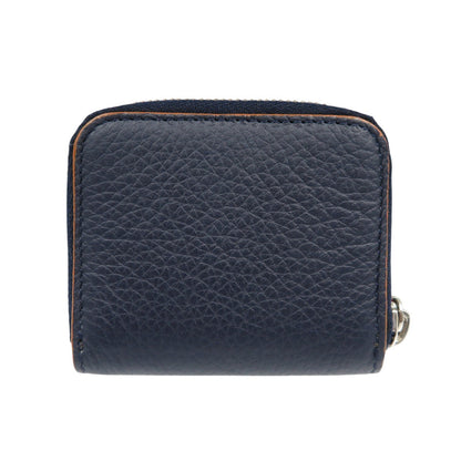 DIOR HOMME Coin case leather Navy mens(Unisex)
