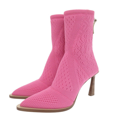 FENDI boots knit pink short boots Women 36