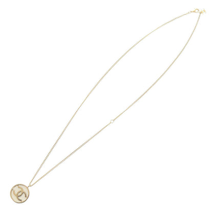 CHANEL Necklace Gold Plated gold
