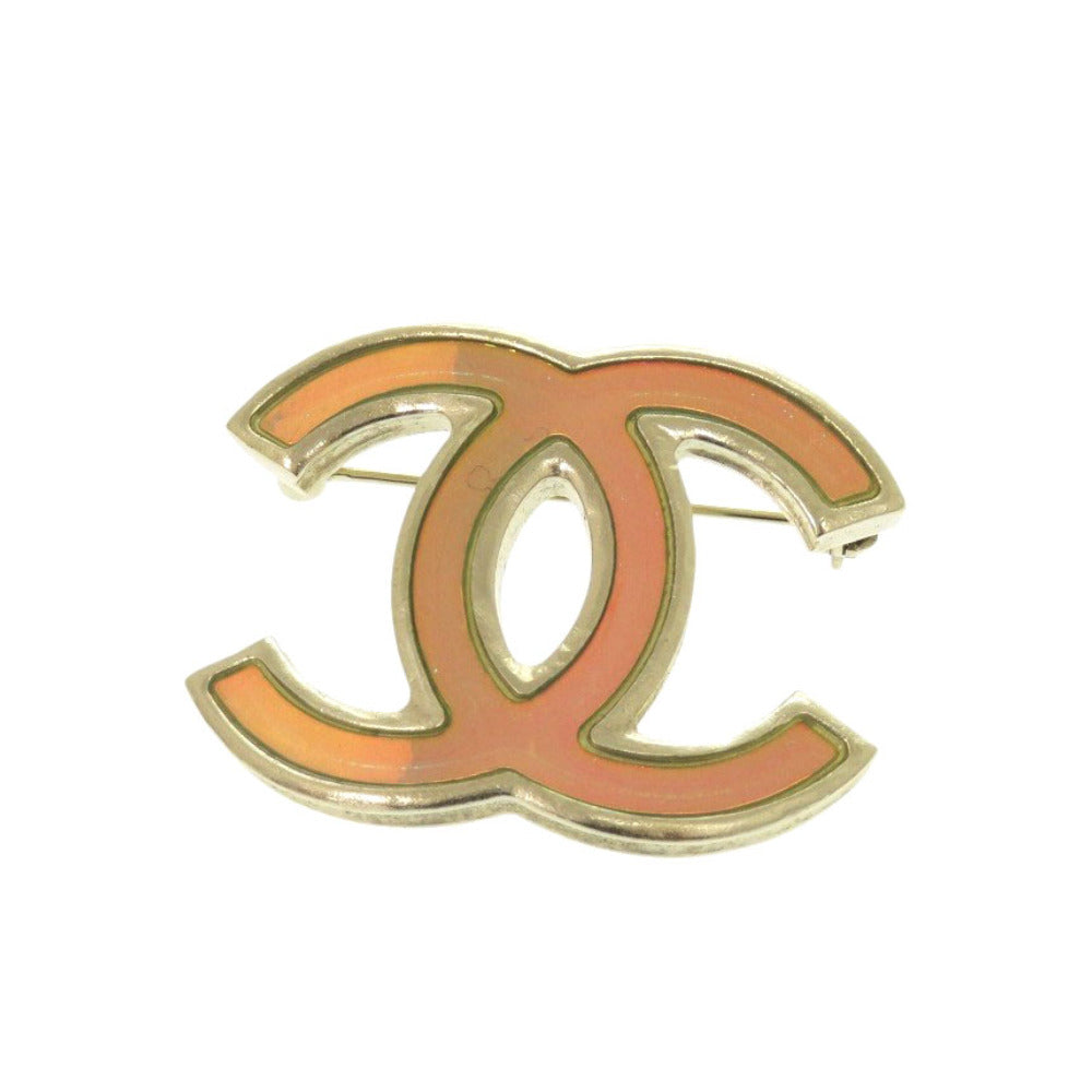 CHANEL Brooch B12P Gold Plated gold COCO Mark