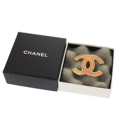 CHANEL Brooch B12P Gold Plated gold COCO Mark