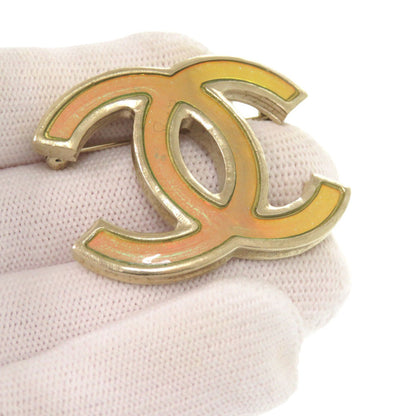 CHANEL Brooch B12P Gold Plated gold COCO Mark