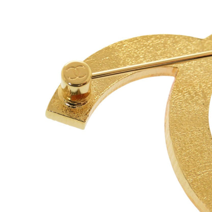 CHANEL Brooch metal gold Bicolor COCO Mark
