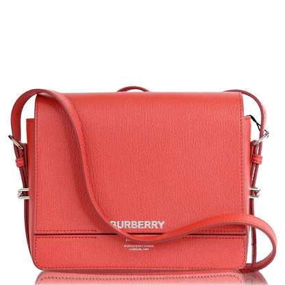 BURBERRY Small Grace Leather Shoulder Bag Red - Final Sale