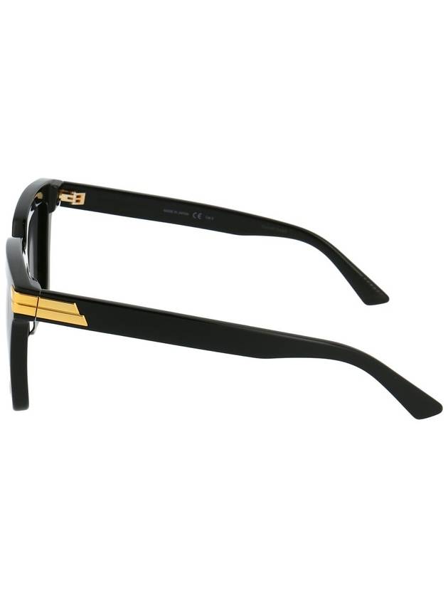 Luxury Bottega Veneta Square Sunglasses Black