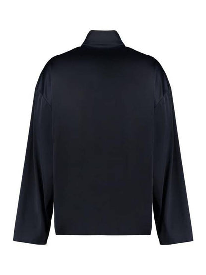 Luxury Balenciaga Trending 2025 Side Zip Pockets Track Jacket Blue