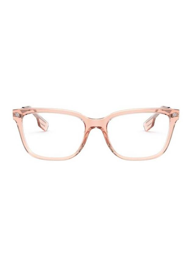 Luxury Burberry Eyewear Demo Square Horn-rimmed Eyeglasses Pink