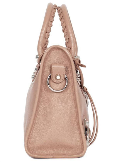 Luxury Balenciaga Trending 2025 Metallic Edge Mini City Tote Bag Pink