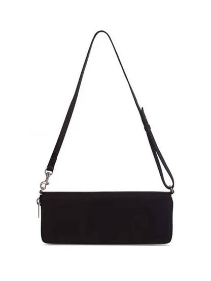 Luxury Balenciaga Trending 2025 Leash Strap Leather Clutch Bag Black