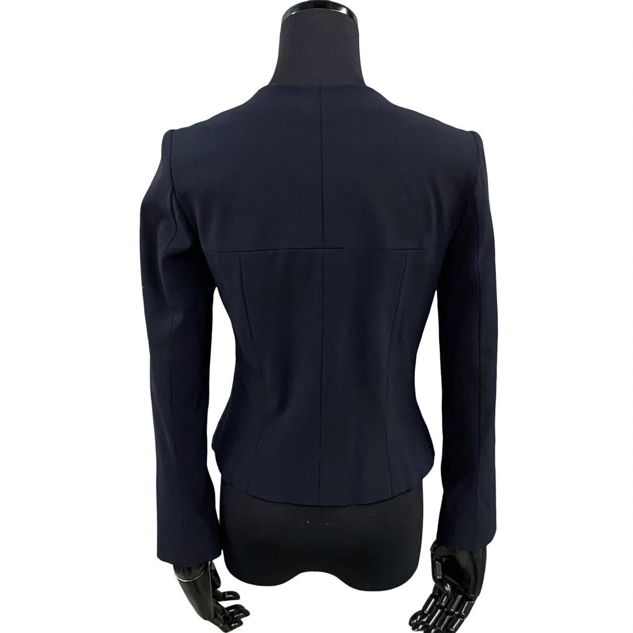 CHANEL No color jacket Wool, Nylon, Spandex, Silk Navy Women 38