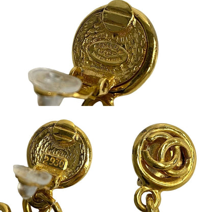 CHANEL Earring Gold Plated gold Women