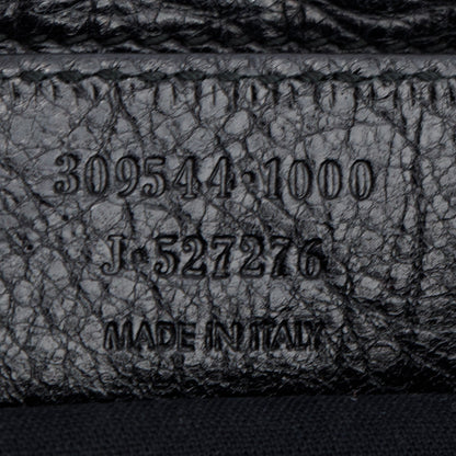 Balenciaga Black Arena Lambskin Leather Classic Mini City Bag