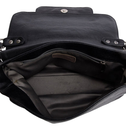 Chanel Black Caviar Leather Pocket in the City Flap Bag