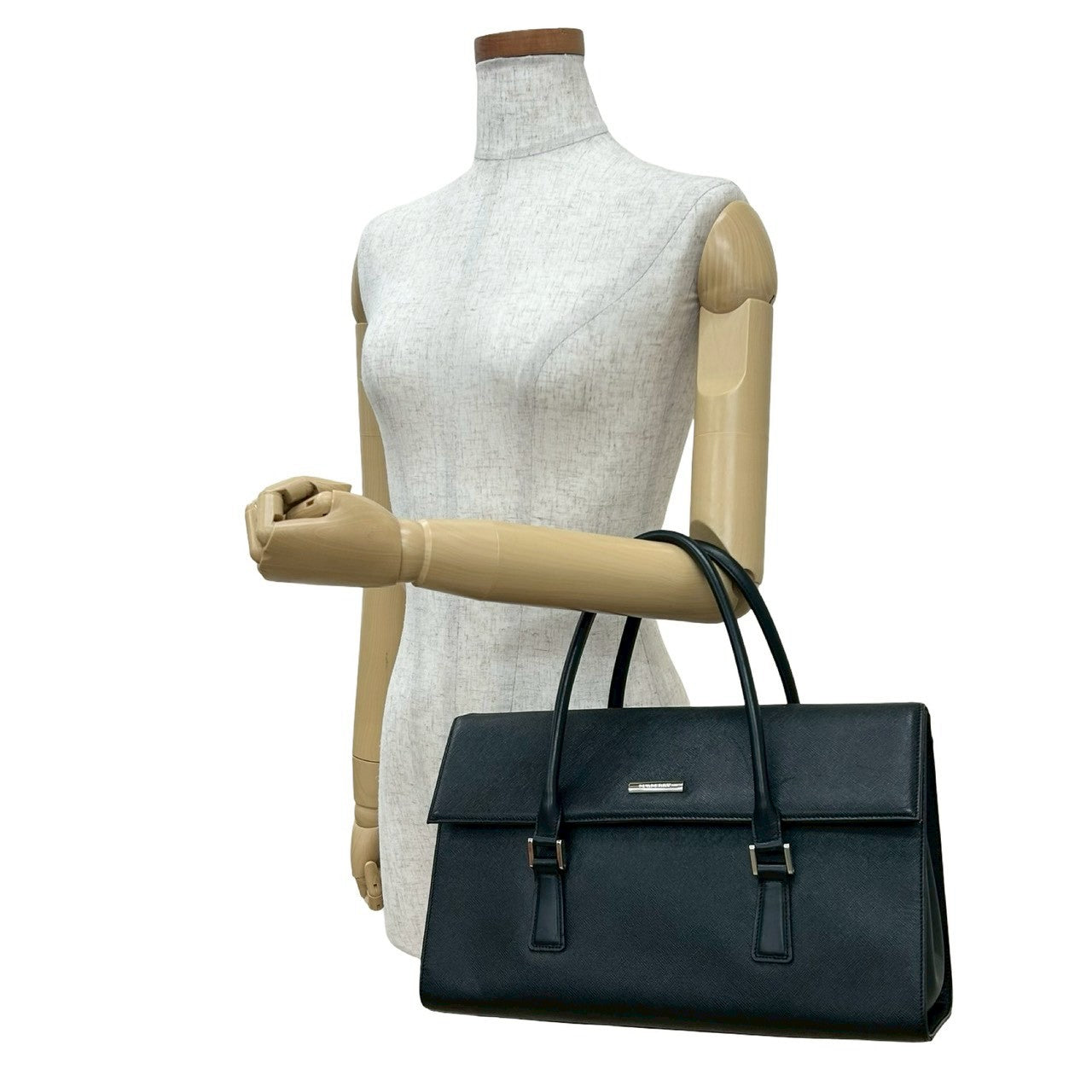 BURBERRY Handbag leather black