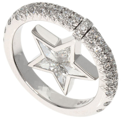 CHANEL Ring K18WG Silver Comet diamond