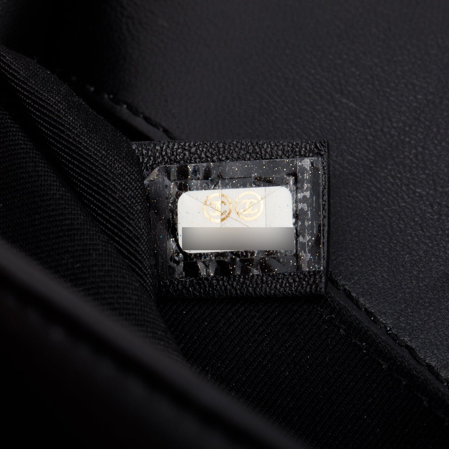 Chanel Black Lambskin Quilted Medium Boy Flap