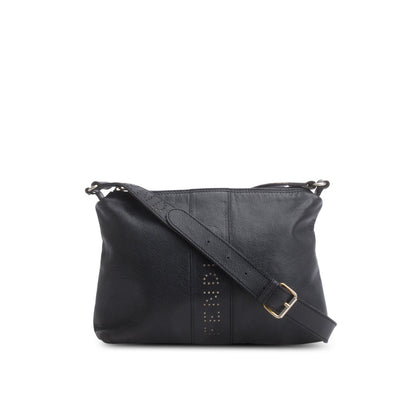 Fendi Vintage Black Leather Crossbody Bag