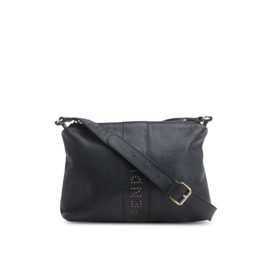 Fendi Vintage Black Leather Crossbody Bag