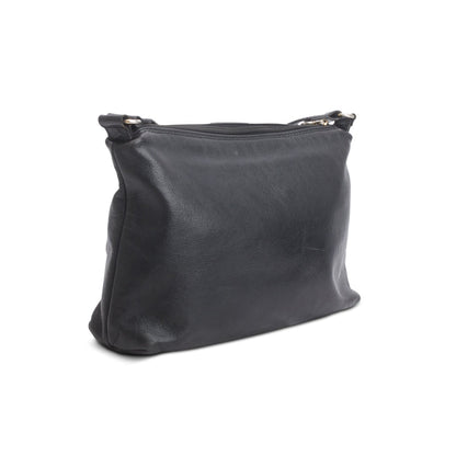 Fendi Vintage Black Leather Crossbody Bag