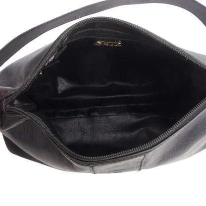 Fendi Vintage Black Leather Crossbody Bag