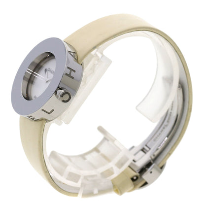 CHANEL Watches Quartz H0579 Stainless Steel, Leather Silver La Ronde white dial Women