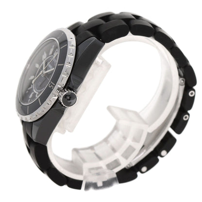 CHANEL Watches Quartz H0681 Ceramic, Rubber black J12 1.3" black dial Women