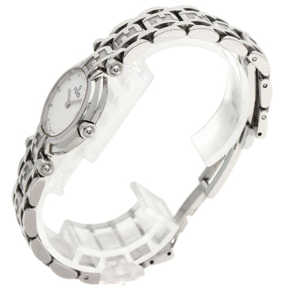 FENDI Watches Quartz 750L Stainless Steel , Stainless Steel Silver Zucca Pattern Round Face white dial Women