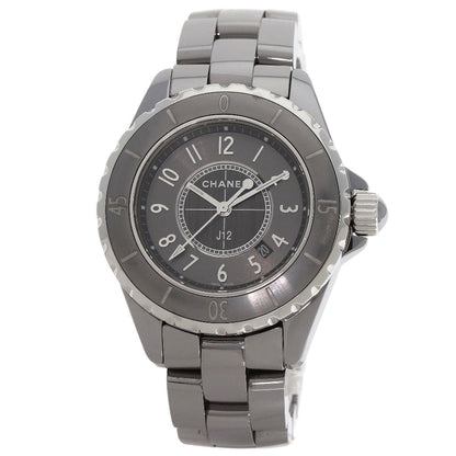 CHANEL Watches Quartz H2978 Titanium/Ceramic, Titanium/Ceramic Silver J12 1.3" Chromatic gray dial Women