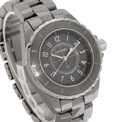 CHANEL Watches Quartz H2978 Titanium/Ceramic, Titanium/Ceramic Silver J12 1.3" Chromatic gray dial Women