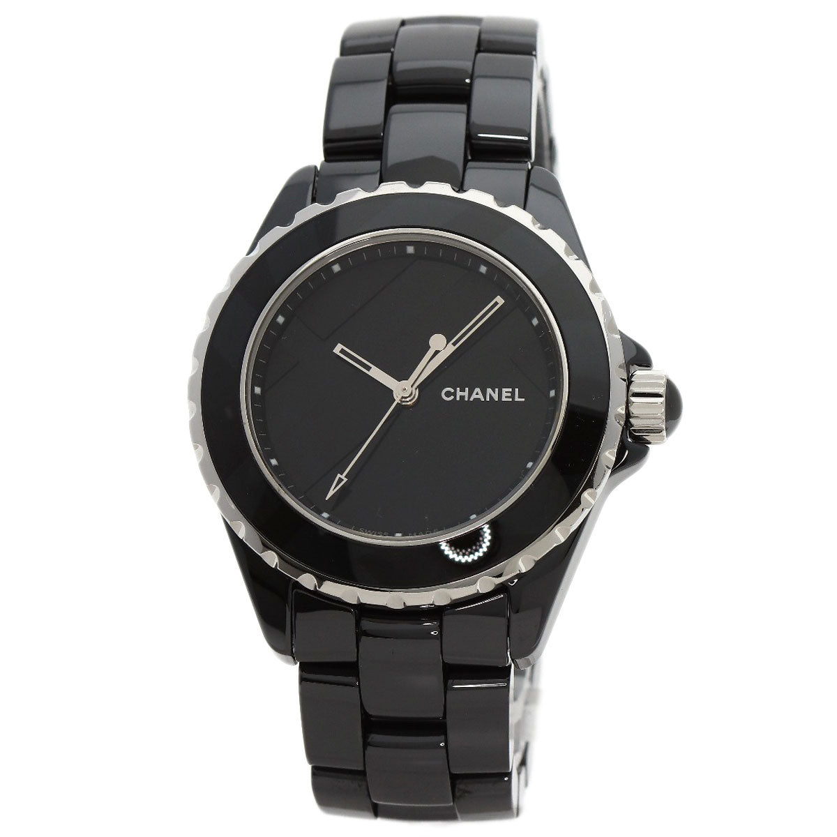 CHANEL Watches Mechanical Automatic H5581 ceramic black J12 Untitled 1.5" Limited to 1200 pieces worldwide black dial