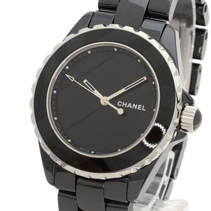 CHANEL Watches Mechanical Automatic H5581 ceramic black J12 Untitled 1.5" Limited to 1200 pieces worldwide black dial