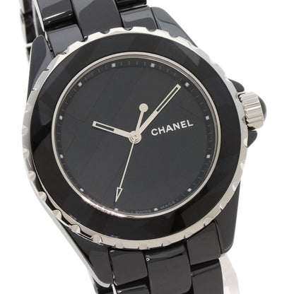 CHANEL Watches Mechanical Automatic H5581 ceramic black J12 Untitled 1.5" Limited to 1200 pieces worldwide black dial