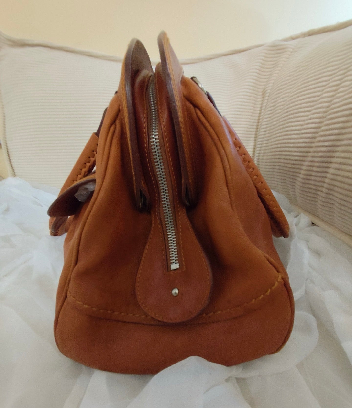Dior Vintage My Dior Pockets Bag Tan Brown