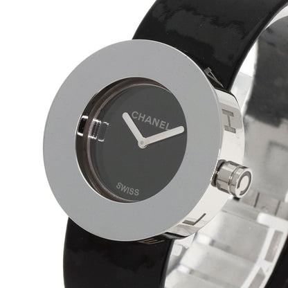 CHANEL Watches Quartz H0579 Stainless Steel Silver La Ronde black dial
