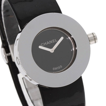 CHANEL Watches Quartz H0579 Stainless Steel Silver La Ronde black dial