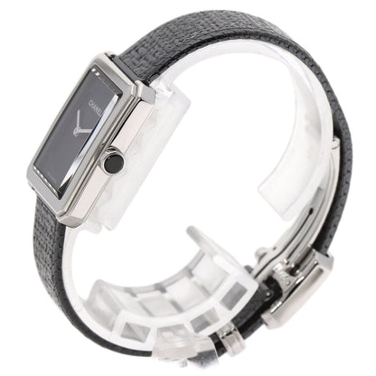 CHANEL Watches Quartz H5317 Stainless Steel Silver boyfriend small model tweed black dial