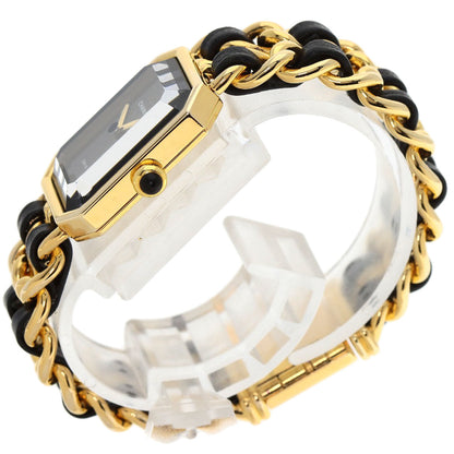 CHANEL Watches Quartz Gold Plated gold Premiere S black dial