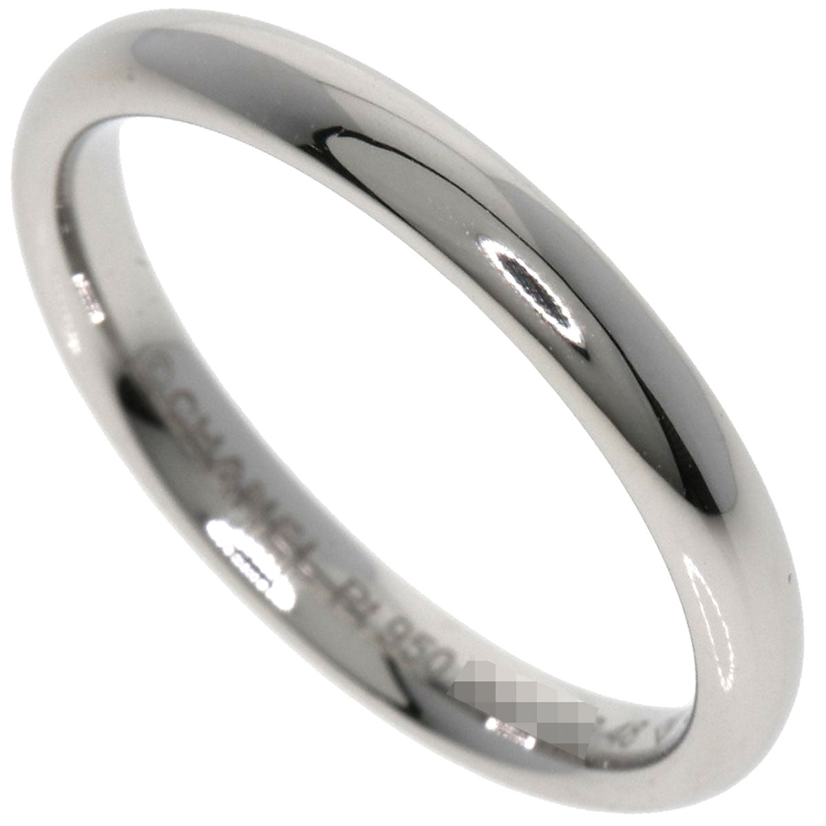CHANEL Ring PT950 Silver Wedding #48