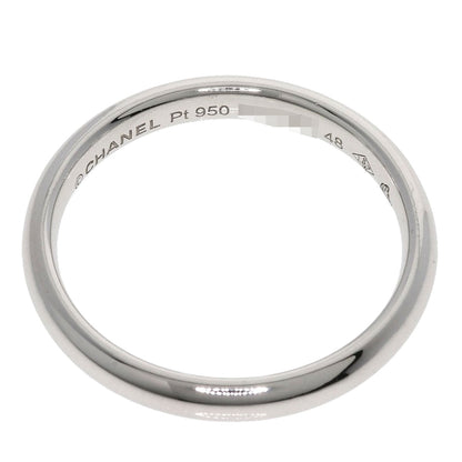 CHANEL Ring PT950 Silver Wedding #48