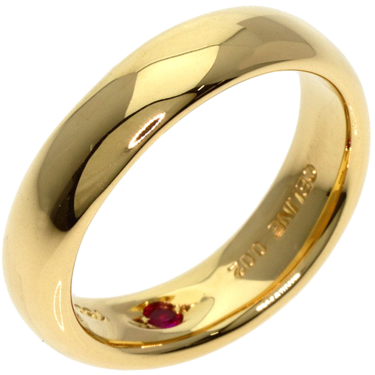 CELINE Ring 18K Yellow Gold gold Inner Stone: Ruby