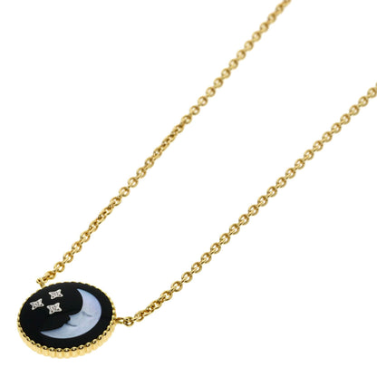 Dior Necklace 18K Yellow Gold gold Rose Celeste Moon and Sun