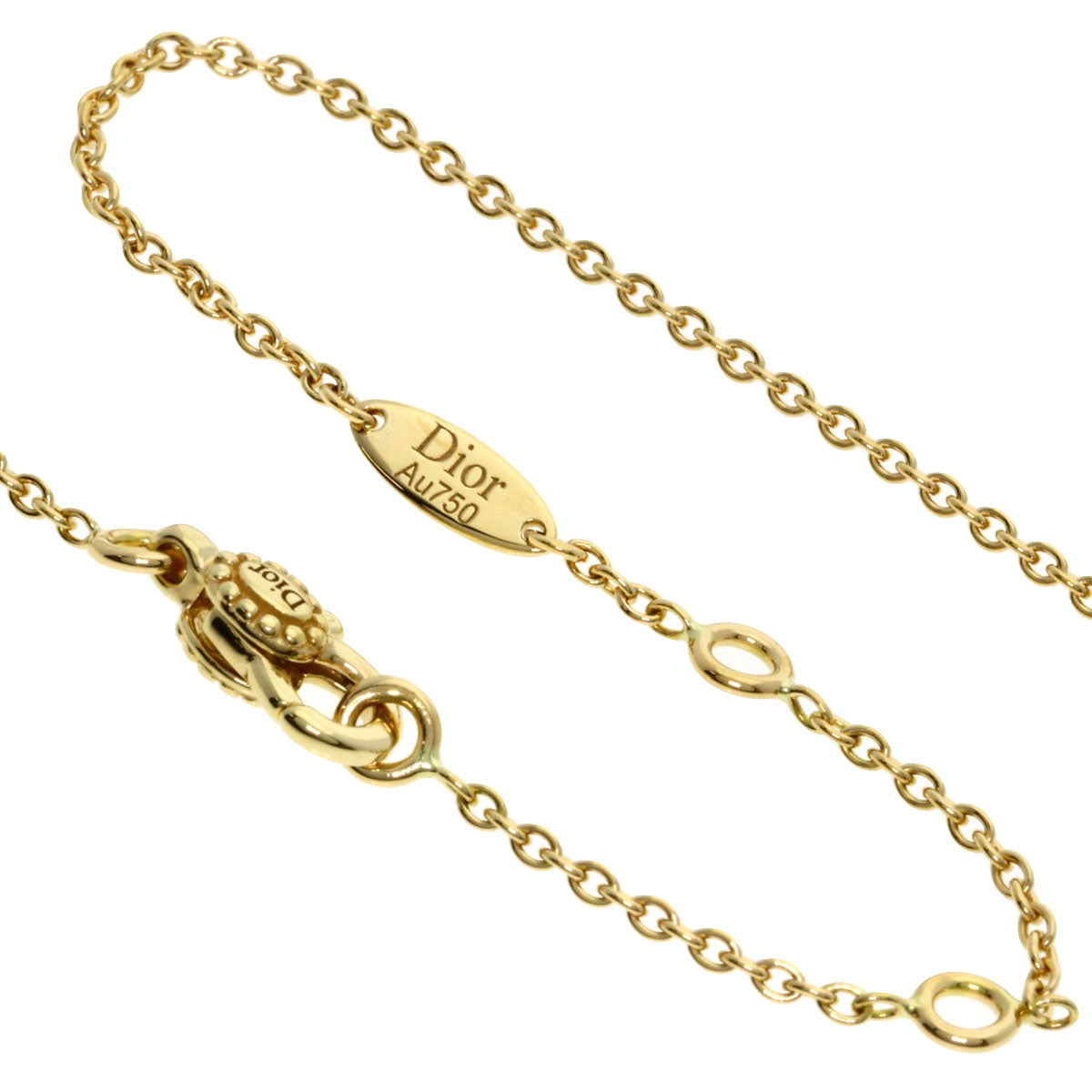 Dior Necklace 18K Yellow Gold gold Rose Celeste Moon and Sun