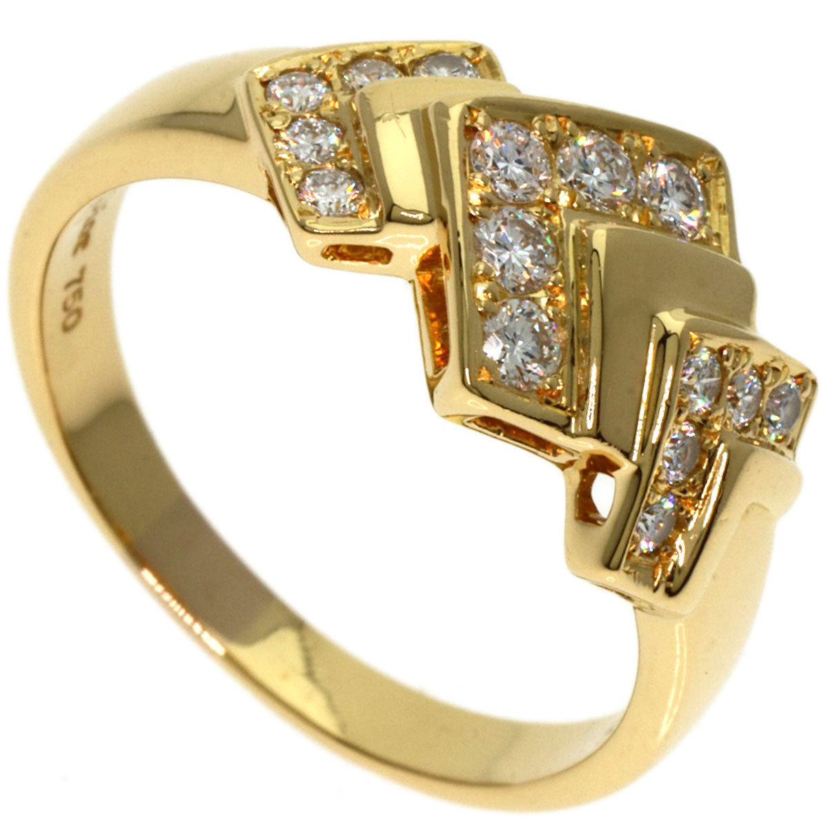 Christian Dior Ring 18K Yellow Gold gold diamond