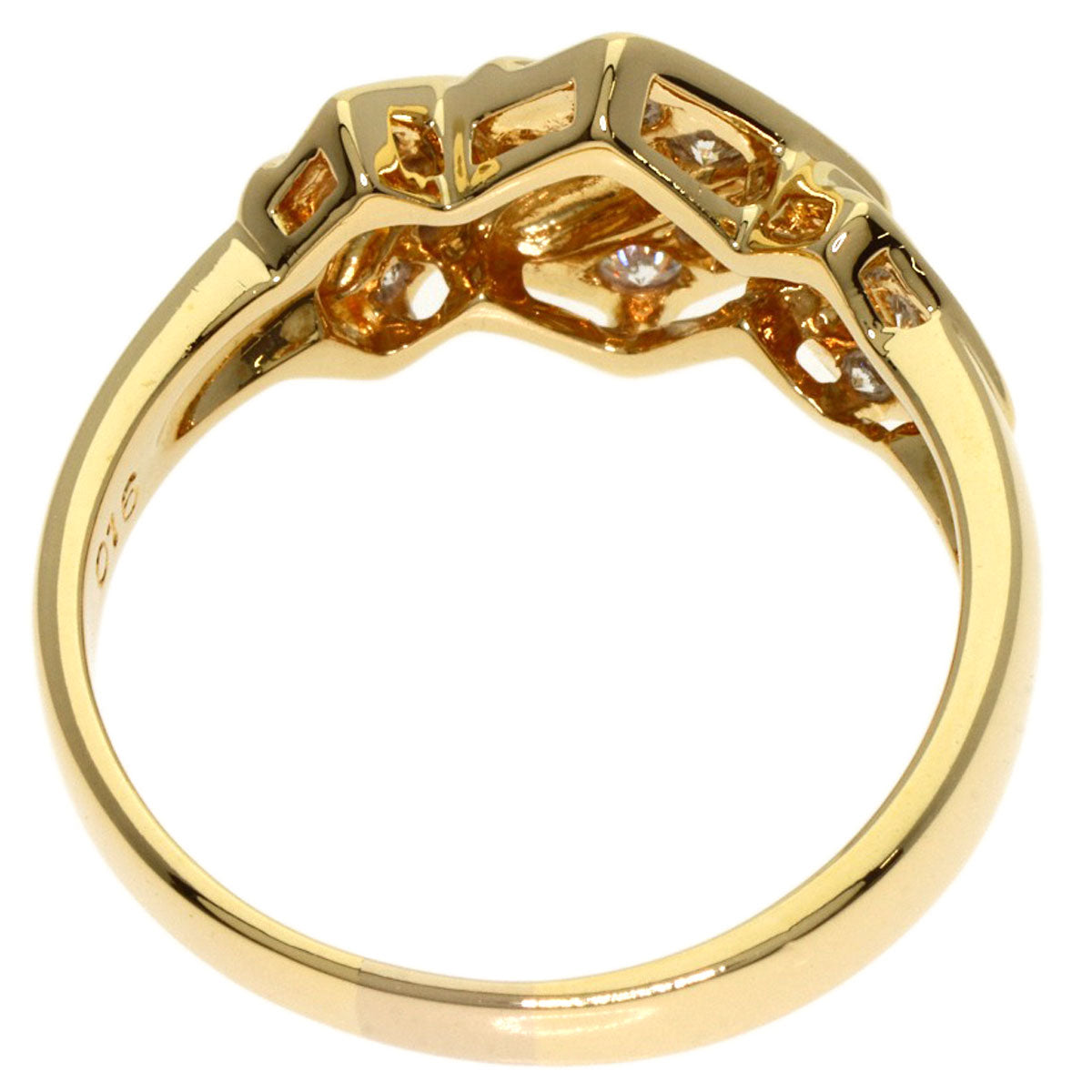 Christian Dior Ring 18K Yellow Gold gold diamond