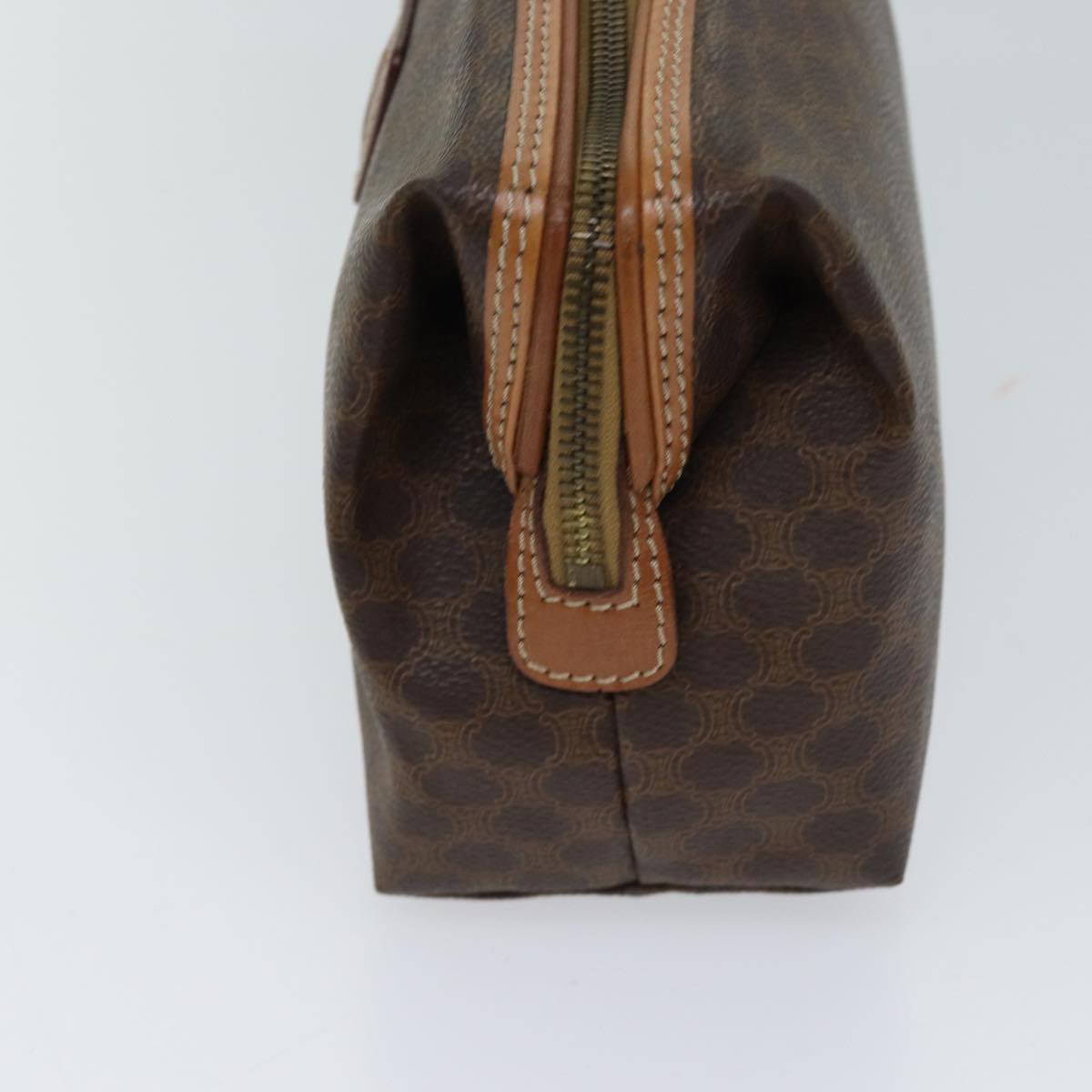 Luxury CELINE Macadam Canvas Pouch PVC Beige  70803